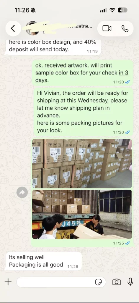 led-strip-light-whatsapp testimonial happy client